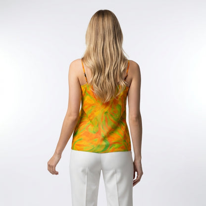 Camisole Fruity Noodles in Lightweight Organic Cotton Voile