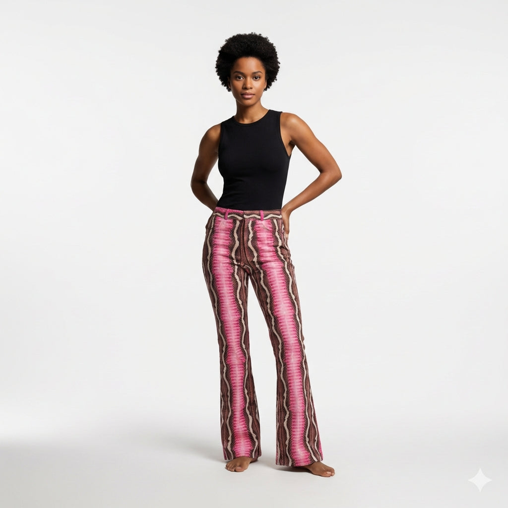 Chi 2 Wild Flare Jeans - Slick Chick