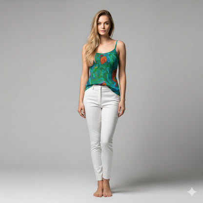 Camisole Water Lilies – Organic Cotton Voile