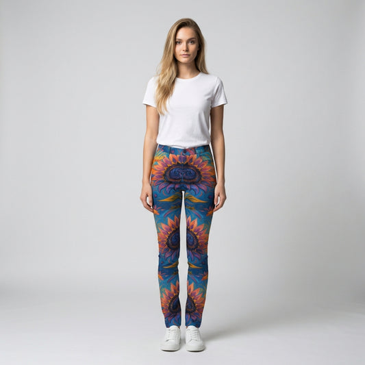 Skinny Jeans Sunflower Beach