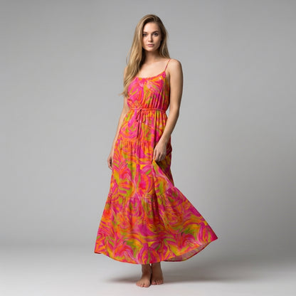Maxi Dress - Pink Noodles 