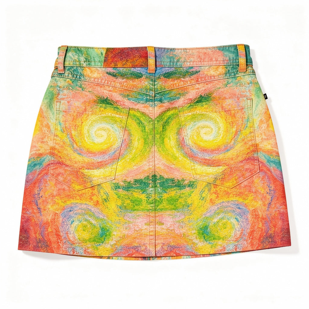 Denim Mini Skirt Multiverse