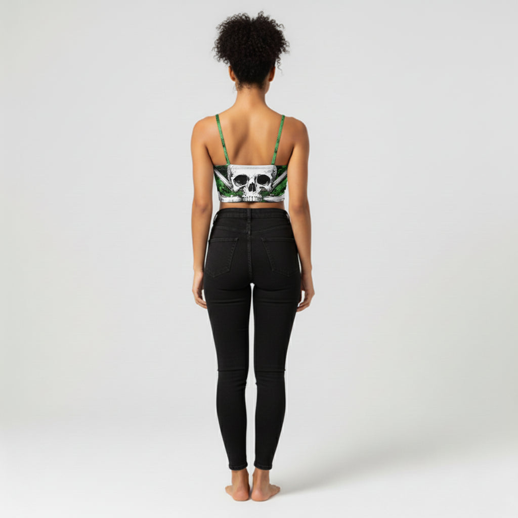Green Skeletittie Bralette