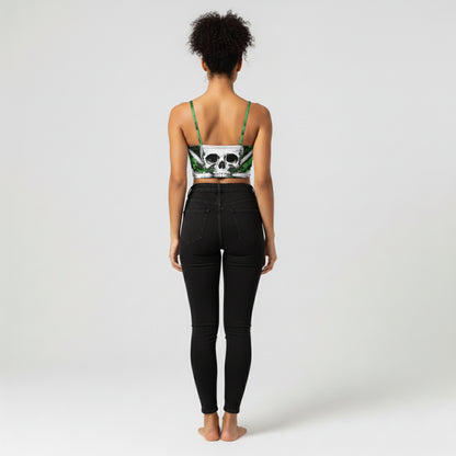 Green Skeletittie Bralette