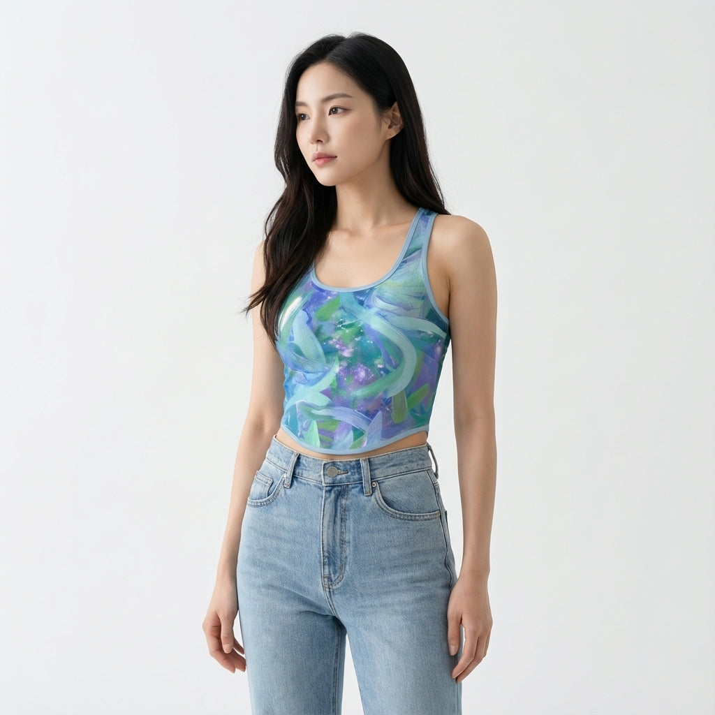 Azure Breeze Tank Top