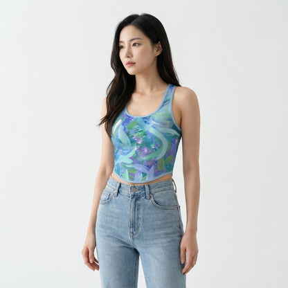 Azure Breeze Tank Top