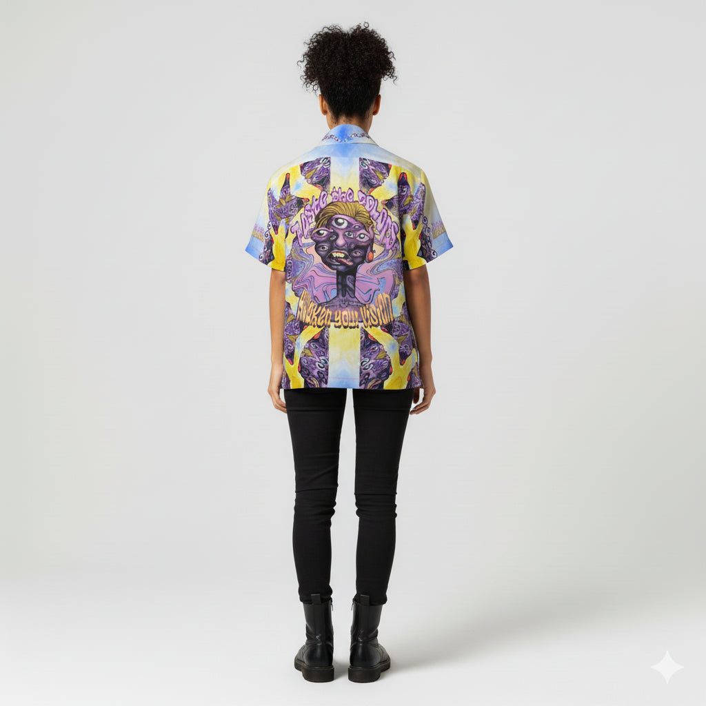 Awaken Your Vision - Button Up Tee