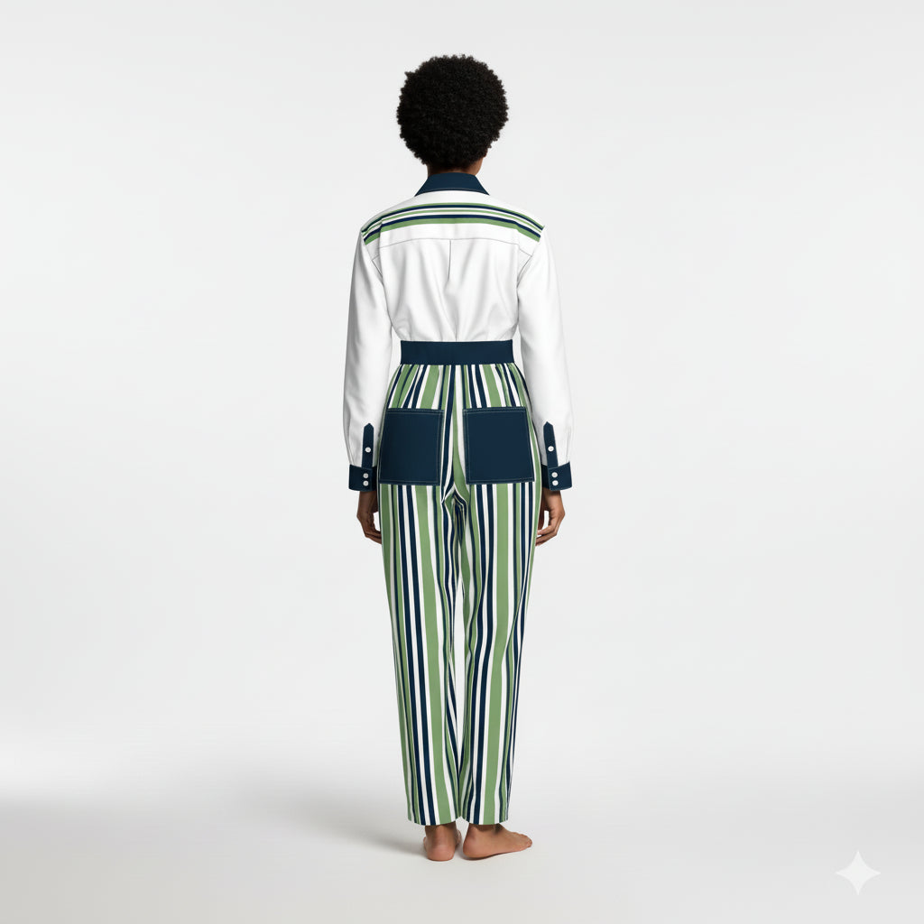 Button Front Jumpsuit
