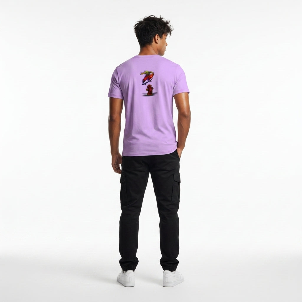 Skater Unisex T-Shirt in Light Weight Cotton