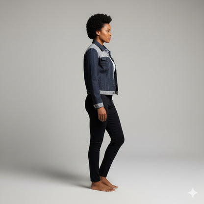 Jean Jacket in Heavy Stretch Cotton Twill