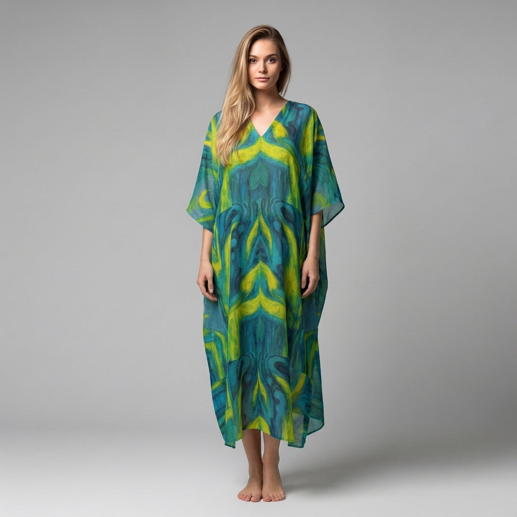 Caftan Blue Jungle