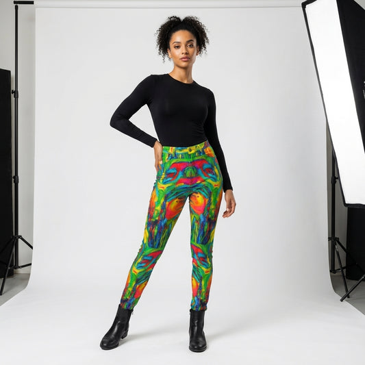 Skinny Jeans Green Jungle