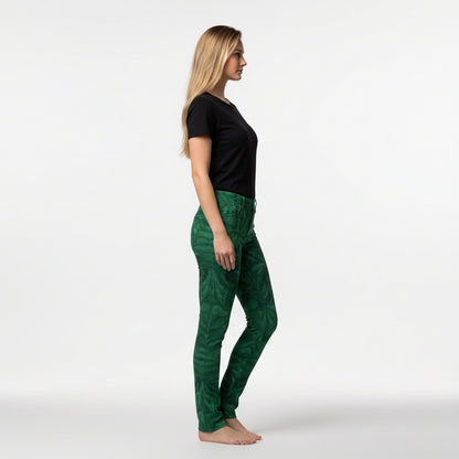 Skinny Jeans Dark Green Noodles