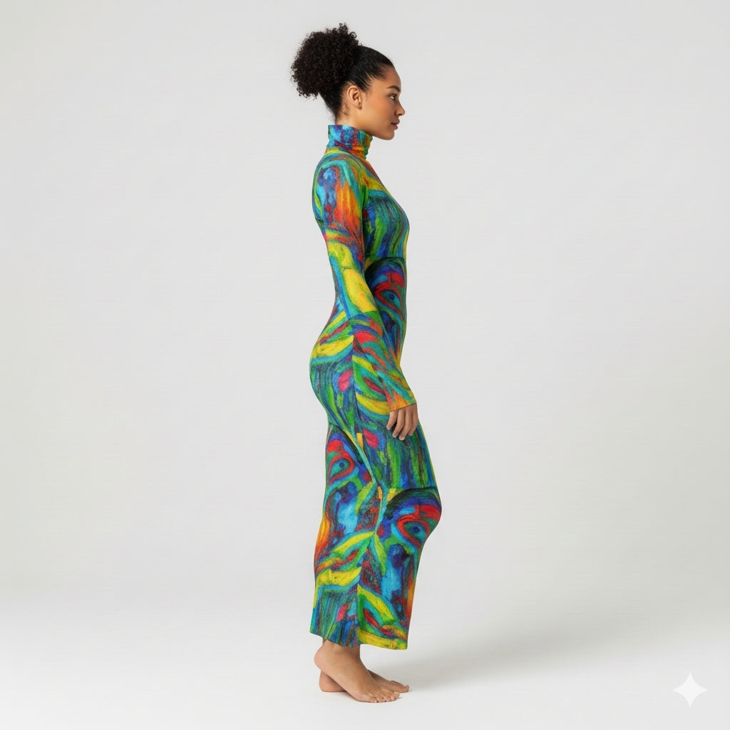 Sarong Maxi Green Jungle