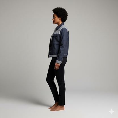 Jean Jacket in Heavy Stretch Cotton Twill