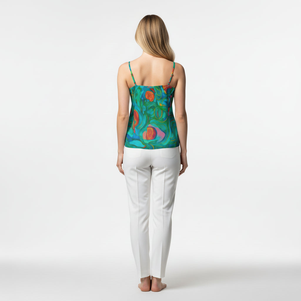 Camisole Water Lilies – Organic Cotton Voile