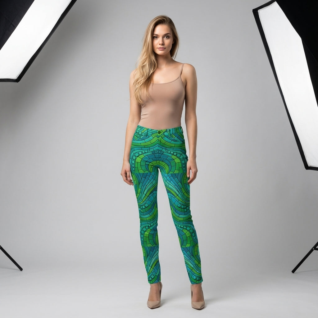 Skinny Jeans Mosaic 8 – Slim Jeans in Heavyweight Stretch Cotton Denim