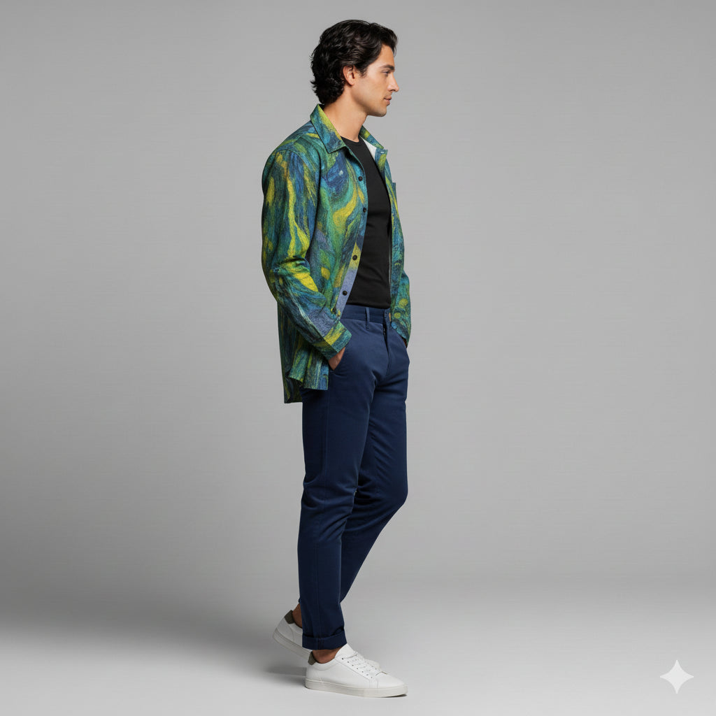 Jean Shirt Blue Jungle Shirt Jacket