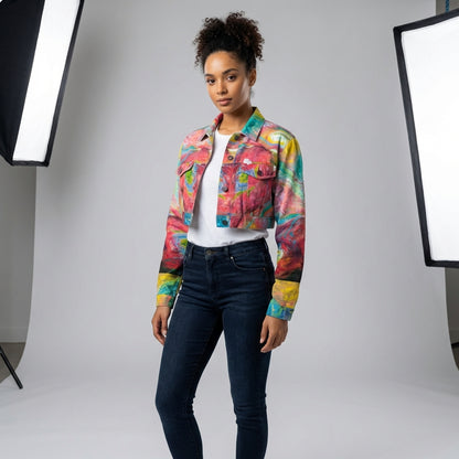 Cropped Jean Cotton Jacket Multiverse