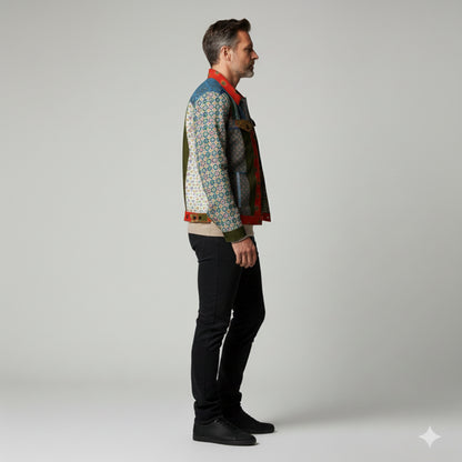 Shoosty Andre Jean Jacket with Lining – Visionary Patchwork Edition