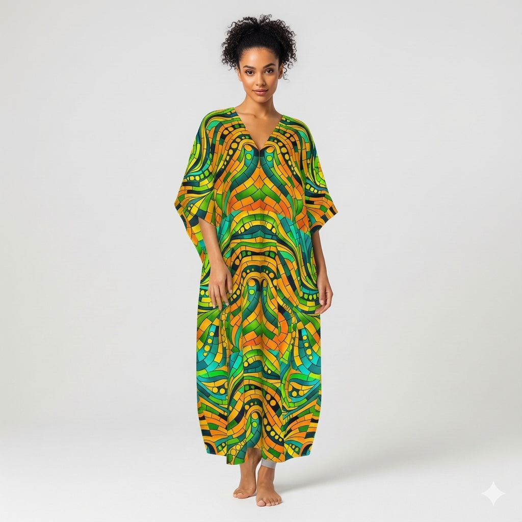 Caftan Mosaic 11 – Lightweight Organic Cotton Voile