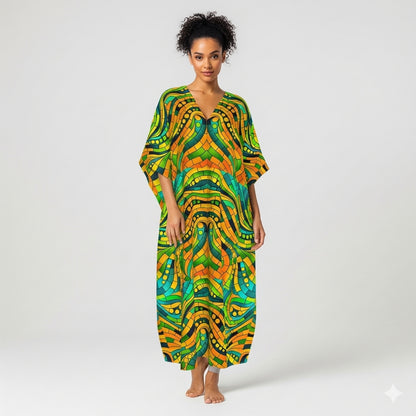 Caftan Mosaic 11 – Lightweight Organic Cotton Voile