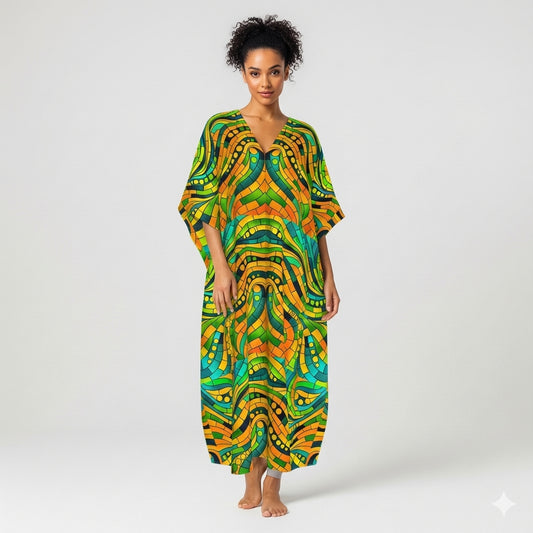 Caftan Mosaic 11 – Lightweight Organic Cotton Voile