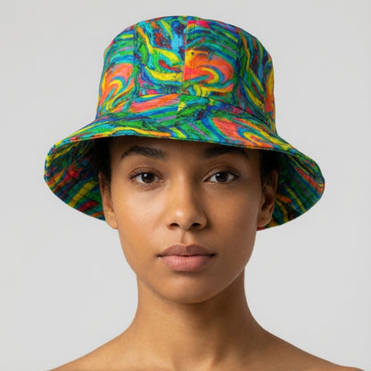 Floppy Bucket Hat Green Jungle