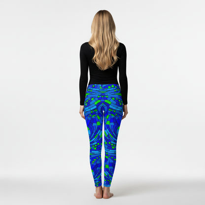 Slim Jeans – Abstract Line Art Print