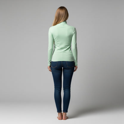 Women's Irish Turtleneck – 'Who Needs Luck' Edition