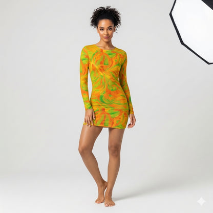 Fruity Noodles Mini Dress