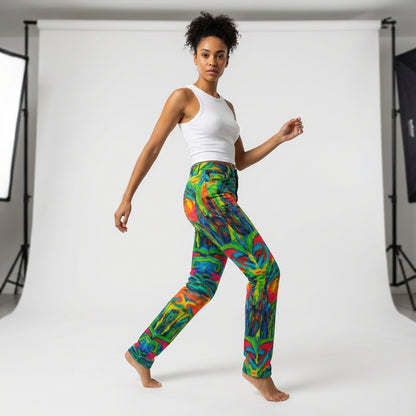 Skinny Jeans Green Jungle