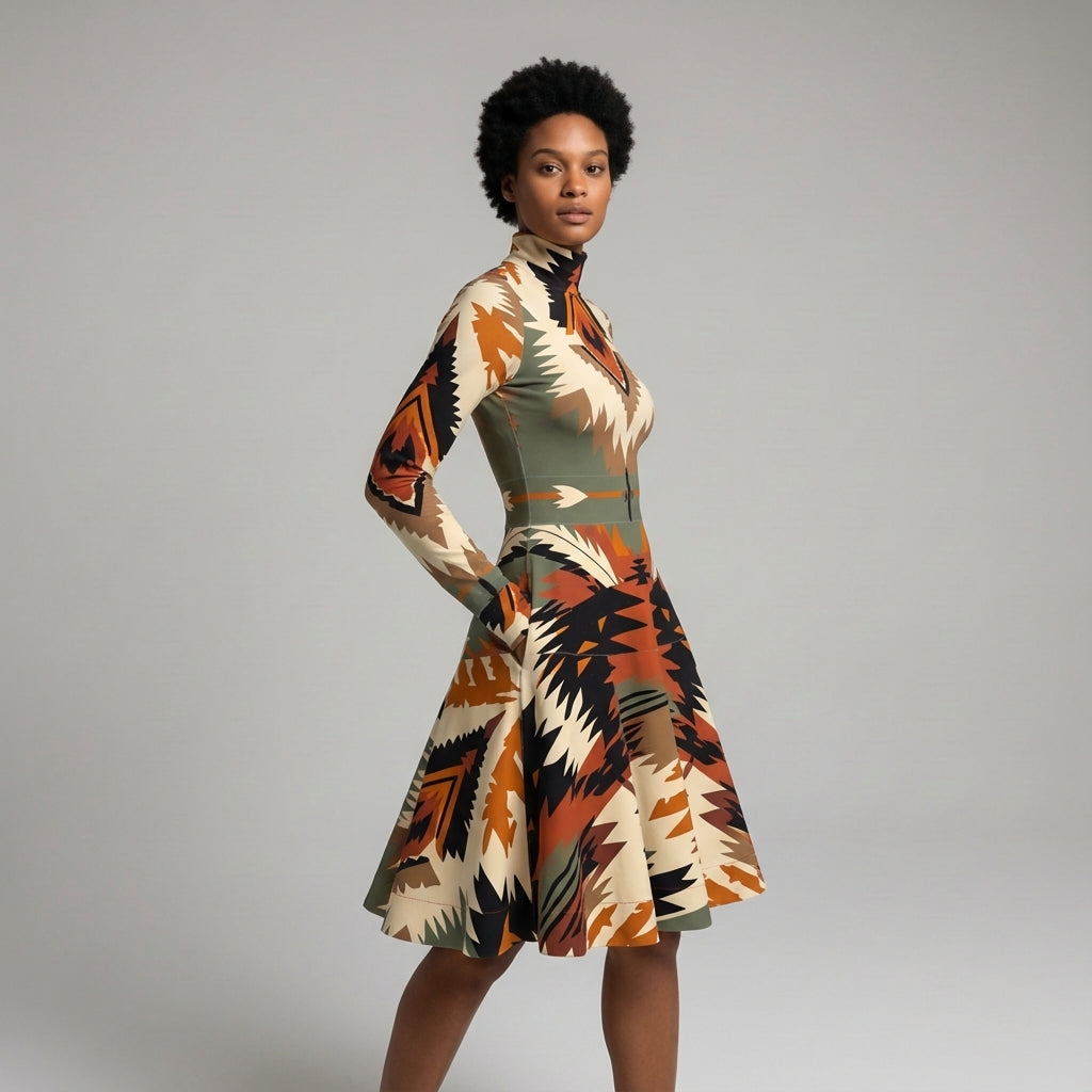 Niyami Turtleneck Dress