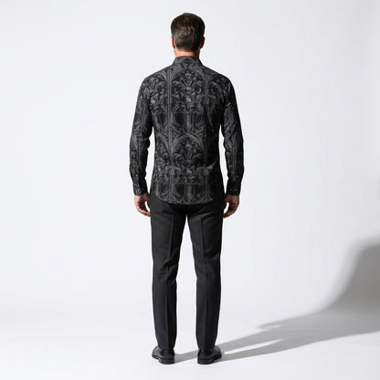 Skull Castle Button Down