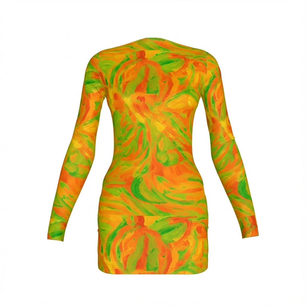 Fruity Noodles Mini Dress