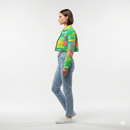 Cropped Jean Cotton Jacket Sunny Beach