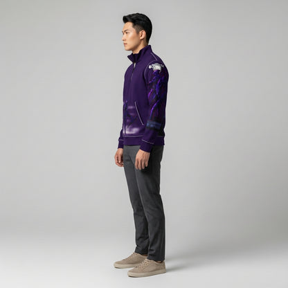 Tailored Quarter-Zip Sweatshirt – Midnight Hunter