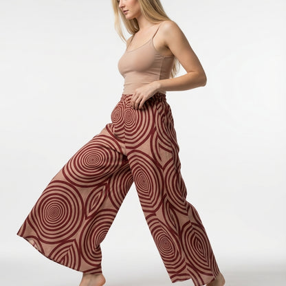 Palazzo Pant with Elastic Waist – Lightweight Linen