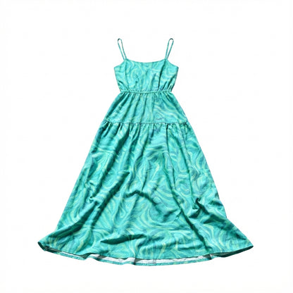 Maxi Dress Turquoise Noodles