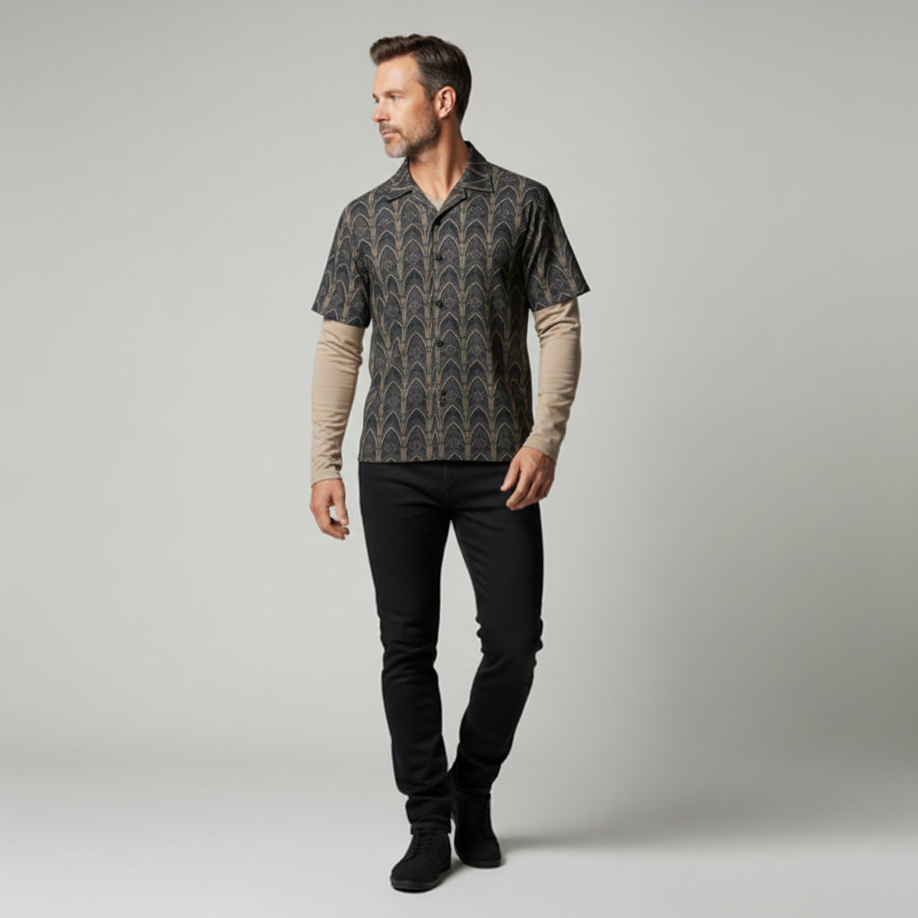 Cathedral Short Sleeve Shirt - Pima Cotton