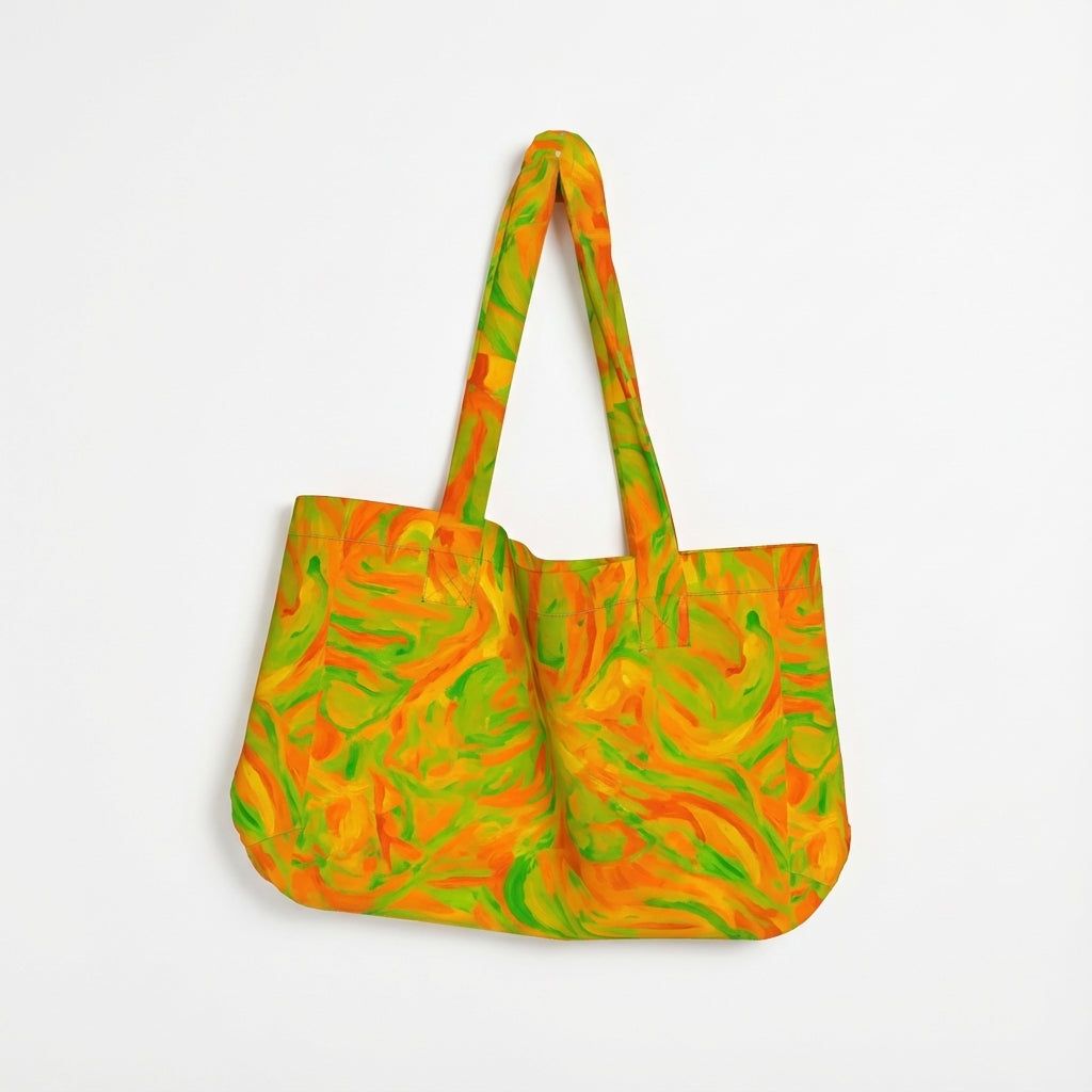 Large Tote Bag Fruity Noodles