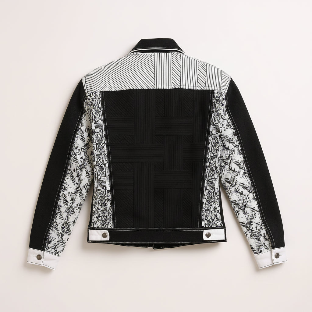 Chess Jean Jacket in Heavy Stretch Cotton Twill