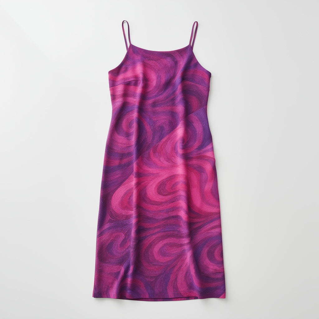 Slip Dress (non Bias) Purple Storm