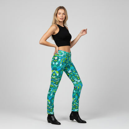 Skinny Jeans Mosaic 9 - Slim Jeans in Heavyweight Stretch Cotton Denim