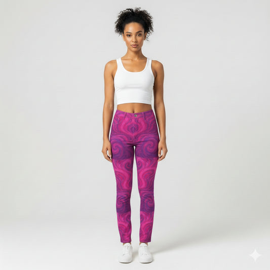 Skinny Jeans Purple Storm