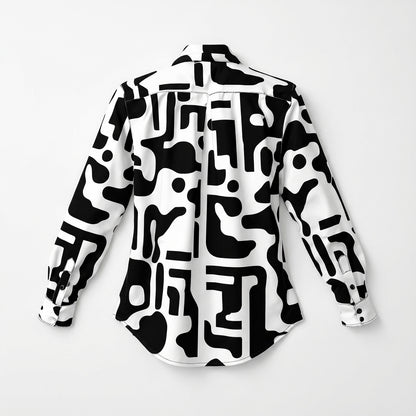 Codex Button Front Blouse (Baz'l Couture)