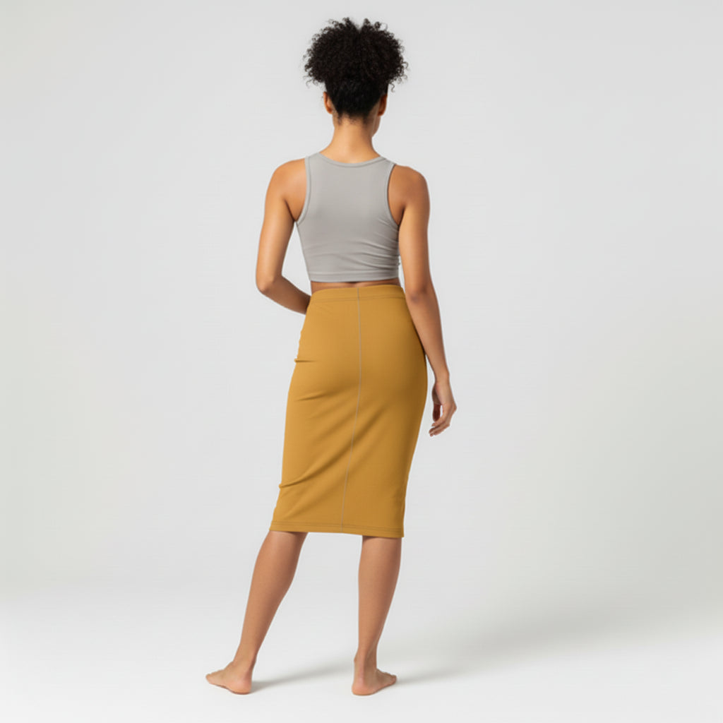 Body Con Short Knit Skirt – Melanin Muse Edition