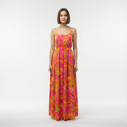 Maxi Dress - Pink Noodles 