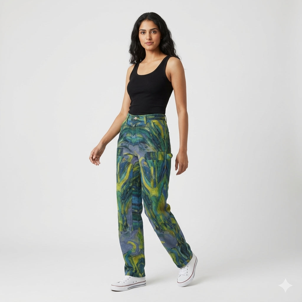 Carpenter Pants Blue Jungle