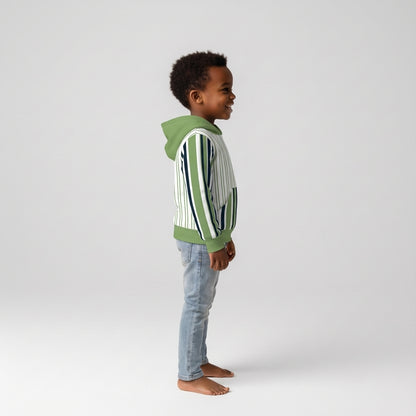 Striped Midweight Hoodie
